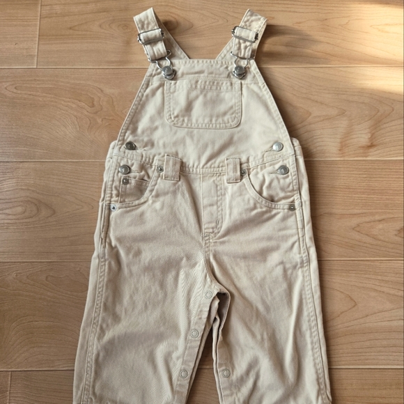 Vintage Y2K 2002 Gymboree beige khaki overalls - Picture 3 of 6